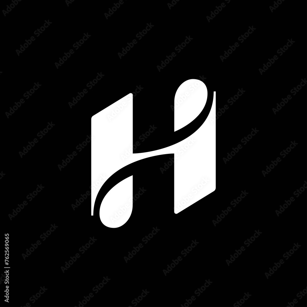 Letter H minimalist logo and icon design Letter H minimalist logo and icon design