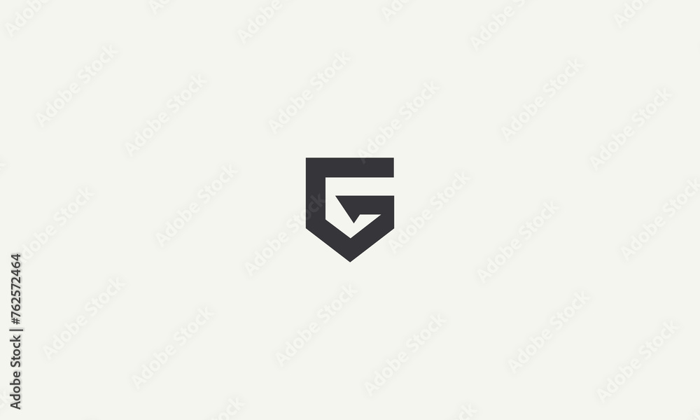 initial letter G simple monogram logo design vector illustration initial letter G simple monogram logo design vector illustration