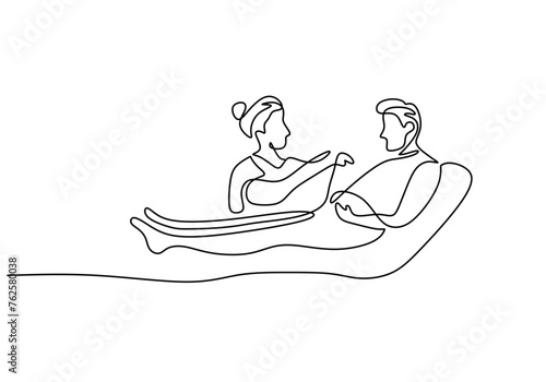 One line of doctor examining patient condition and checking pulse rate