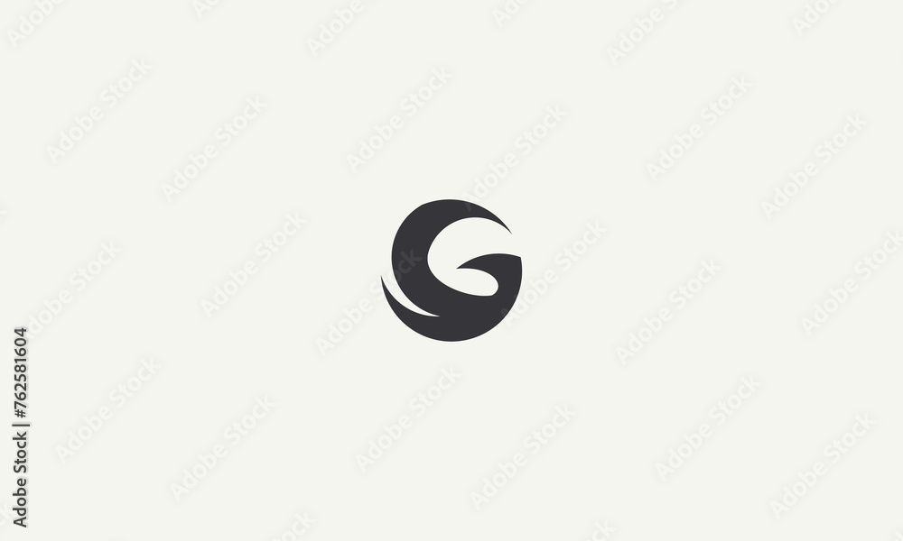 initial letter G simple monogram logo design vector illustration initial letter G simple monogram logo design vector illustration
