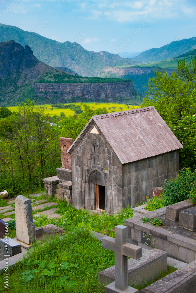 Sanahin Monastery is an Armenian monastery founded in the 10th century in the Lori Province of Armenia.