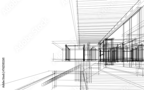 architectural drawing of a house