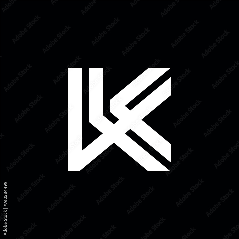 Letter k minimalist logo and icon design Letter k minimalist logo and icon design