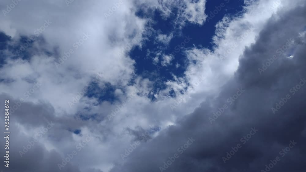 Stunning landscape of the sky with grayish clouds that turns into a jet color Stunning landscape of the sky with grayish clouds that turns into a jet color
