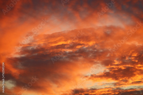 sunset in the sky © Denis