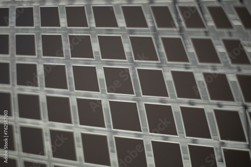 Steel mesh. Metal mesh of uneven lines. Square texture.