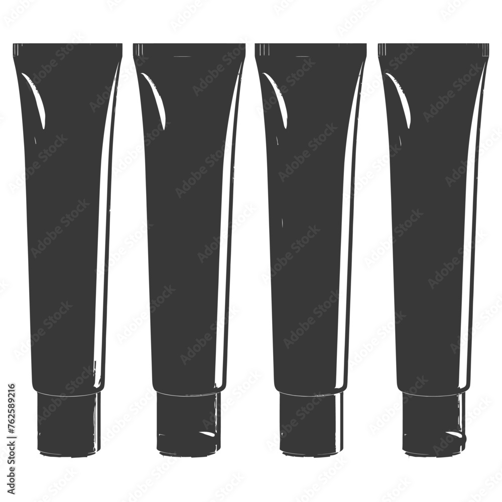 silhouette cosmetic tube black color only silhouette cosmetic tube black color only