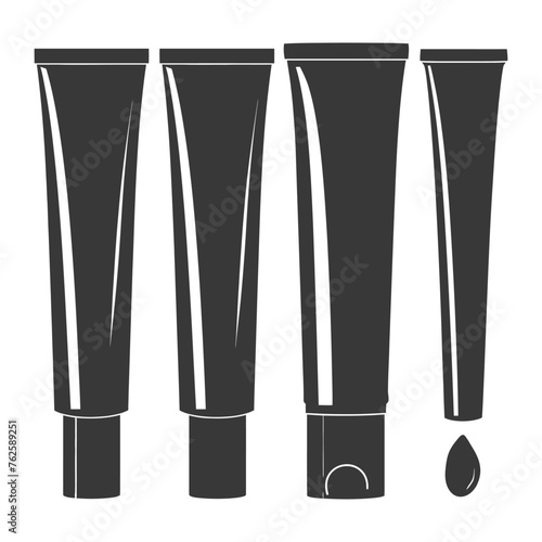 silhouette cosmetic tube black color only