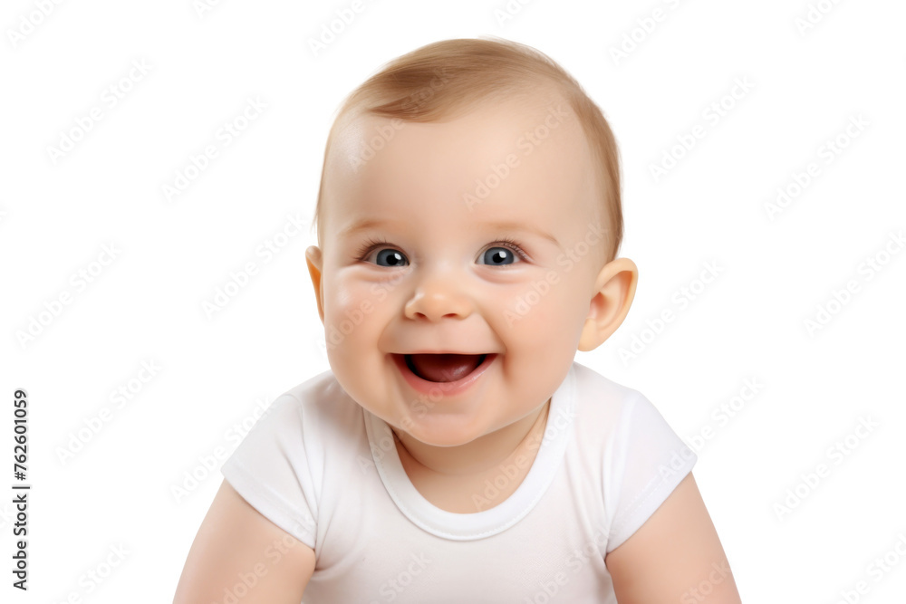 Portrait studio of young adorable baby with happy smile isolated on transparent background. Portrait studio of young adorable baby with happy smile isolated on transparent background.