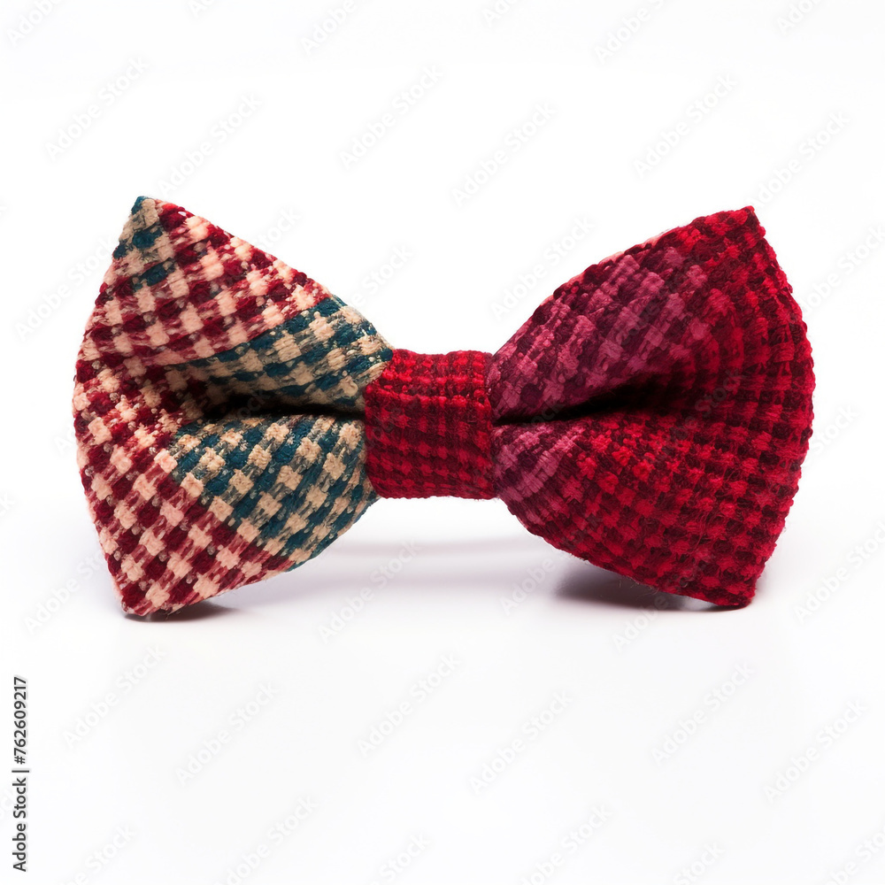 Stylish bow tie on a white background сreated with Generative Ai Stylish bow tie on a white background сreated with Generative Ai