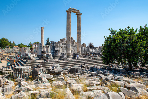 The Temple of Apollo at Didyma antique city in Didim, Aydin - Turkey

