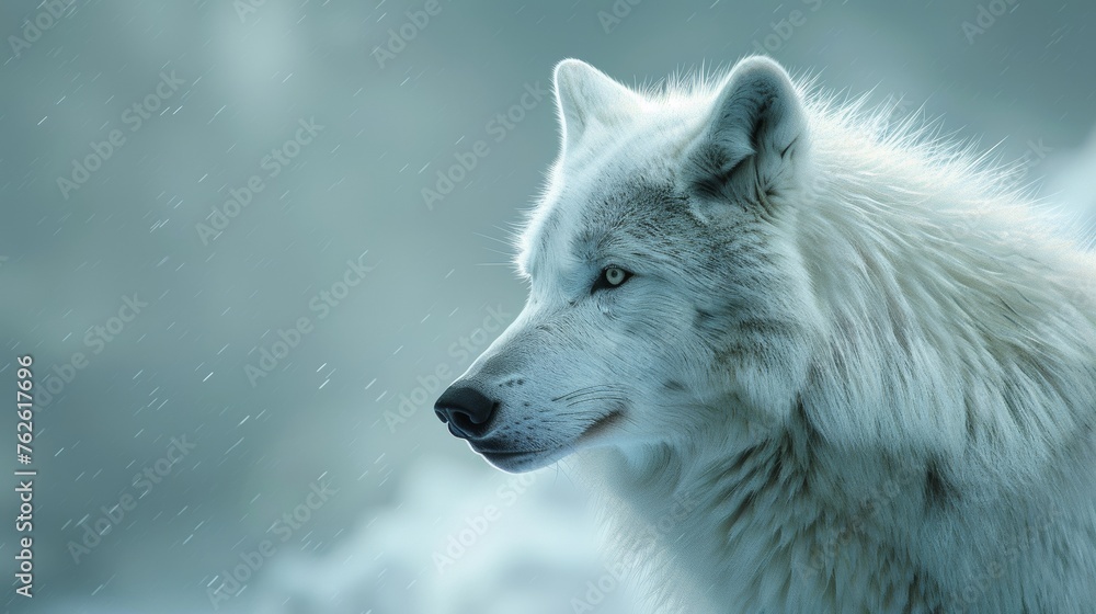 wolf white predator in winter wolf white predator in winter