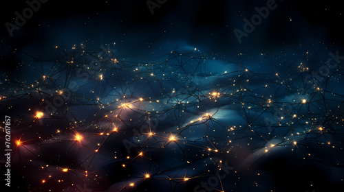 Abstract technology background with connection points for wireless, network or digital design