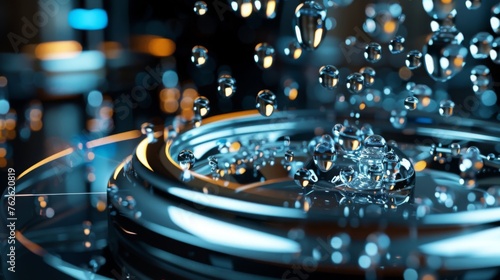 A centrifuge spins gracefully, separating molecules with elegant efficiency.