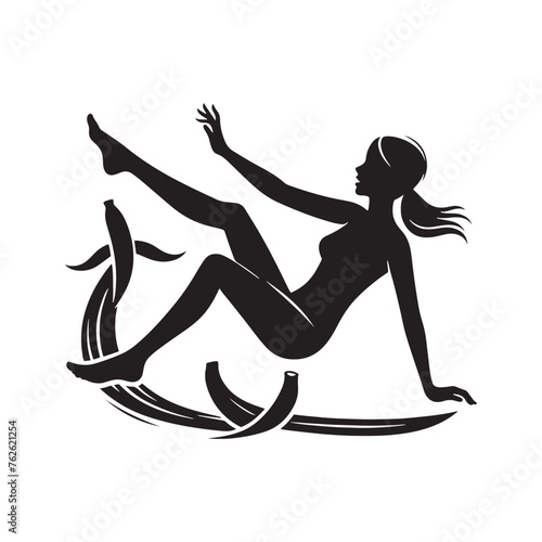 April Fool's Folly: Vector Silhouettes Celebrating April Fool's Day with Whimsical Charm and Mischief. April fools vector silhouette.