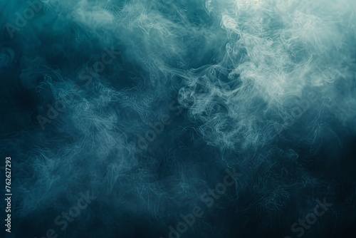 Mysterious fog and smoke on a dark background, abstract texture. generative ai