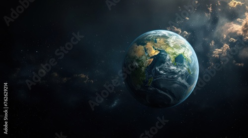 Earth Seen From Space Generative AI © Johnathan