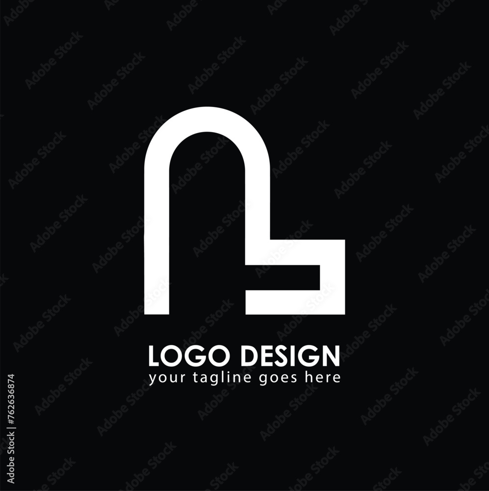 NB ND Logo Design, Creative Minimal Letter HS SH Monogram NB ND Logo Design, Creative Minimal Letter HS SH Monogram