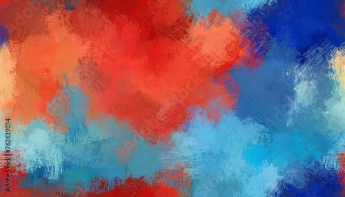 colorful vibrant grunge horizontal texture background with indian red royal blue and steel blue color