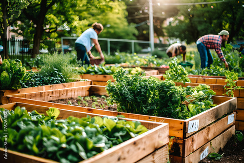 Jardin potager communautaire