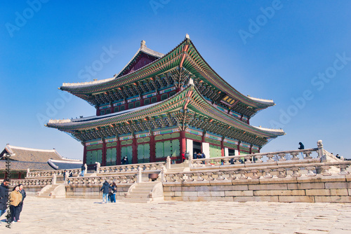 Seoul , South Korea - March 01,2024 : Winter at Gyeongbokgung Palace best landmark in Seoul,South Korea © Scotts Travel Photos