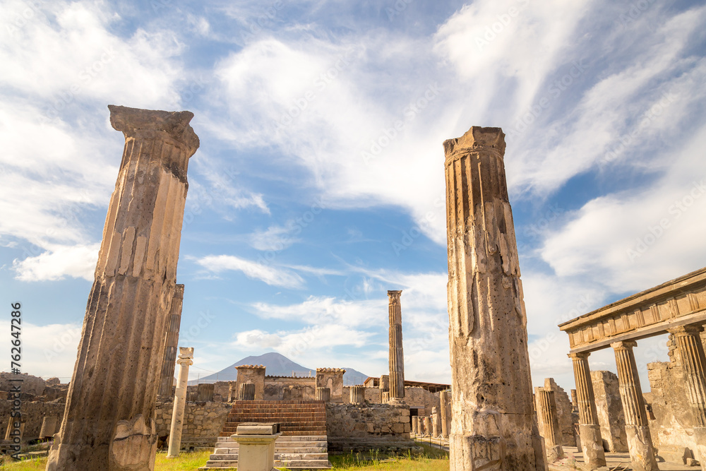 Ancient ruins of Pompeii, Italy