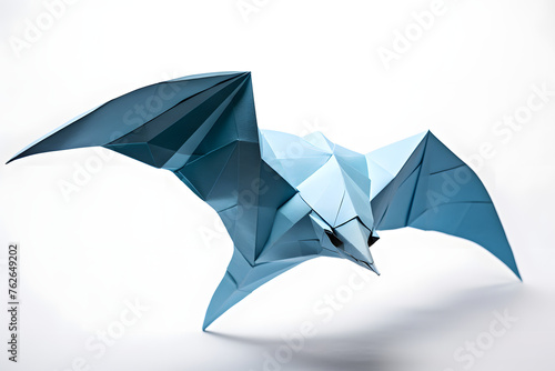 Paperstyle origami manta ray  manta ray underwater animal  manta ray