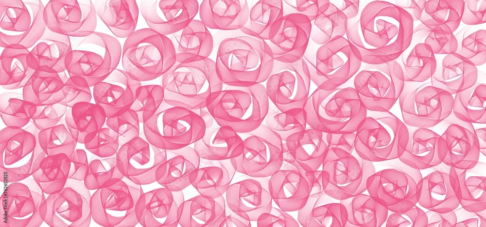 Abstract pink roses 