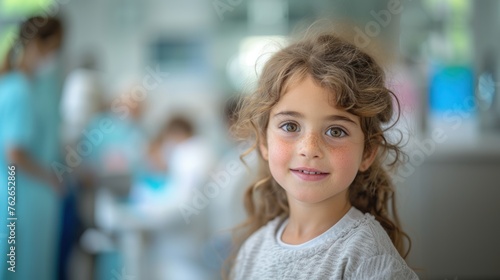 Wallpaper Mural Photo of a girl in a medical clinic Torontodigital.ca