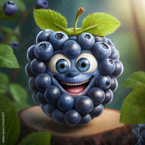 Friendly Fruit - Blueberries 1