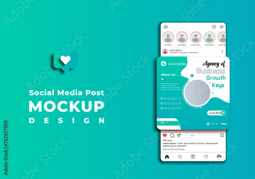 social media post design template
