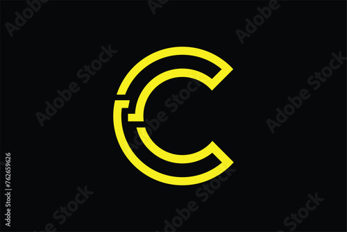 letter c logo, letter c and connection logo, conectivity logo,logomark,brandmark photo