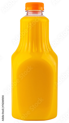 Fotografie Orange juice bottle