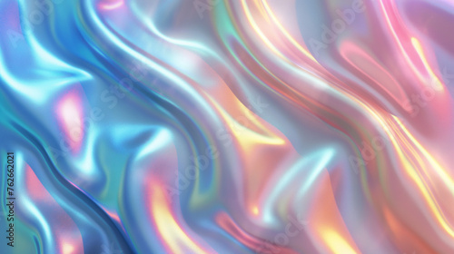 Colorful holographic vector illustration - generated by AI
