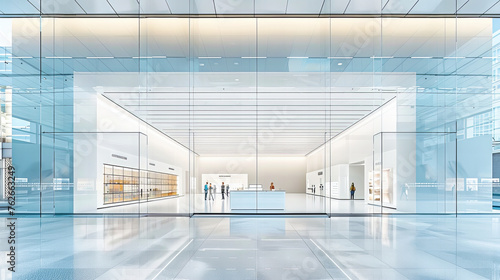 Modern Retail Space Awaiting Technology Enthusiasts, Sleek Design Meets Cutting-Edge Innovation