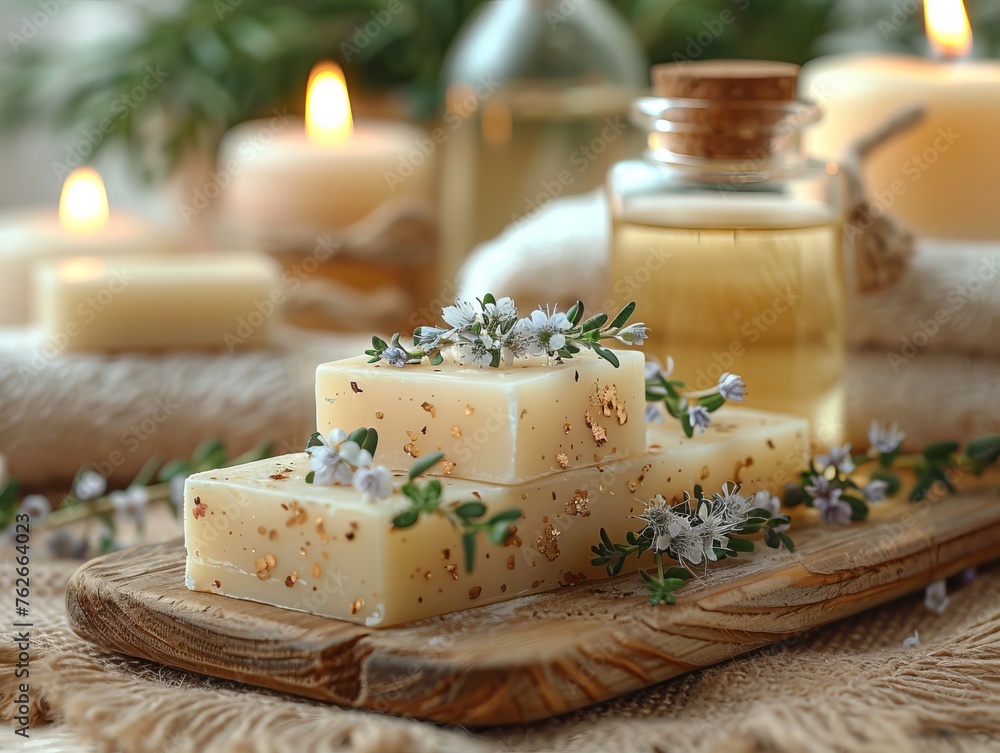 Soothing Lavender Cleanse: Home Soap with Spa Ambiance