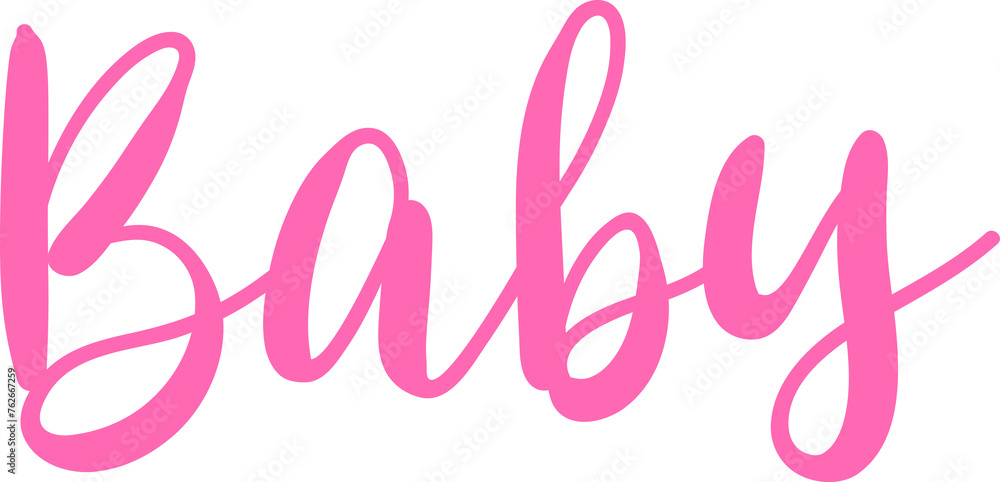 Baby typography design on plain white transparent isolated background for card, shirt, hoodie, sweatshirt, apparel, tag, mug, icon, poster or badge Baby typography design on plain white transparent isolated background for card, shirt, hoodie, sweatshirt, apparel, tag, mug, icon, poster or badge