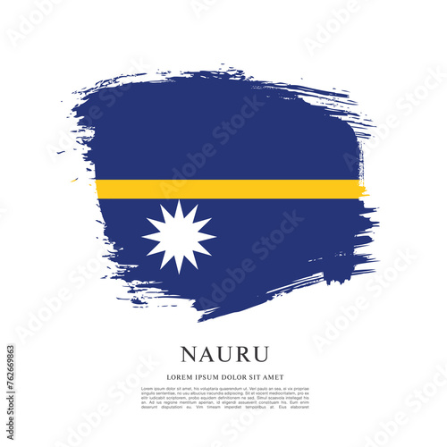 Free Download Flag of Nauru - GFXLoad