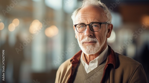 portrait of a senior man