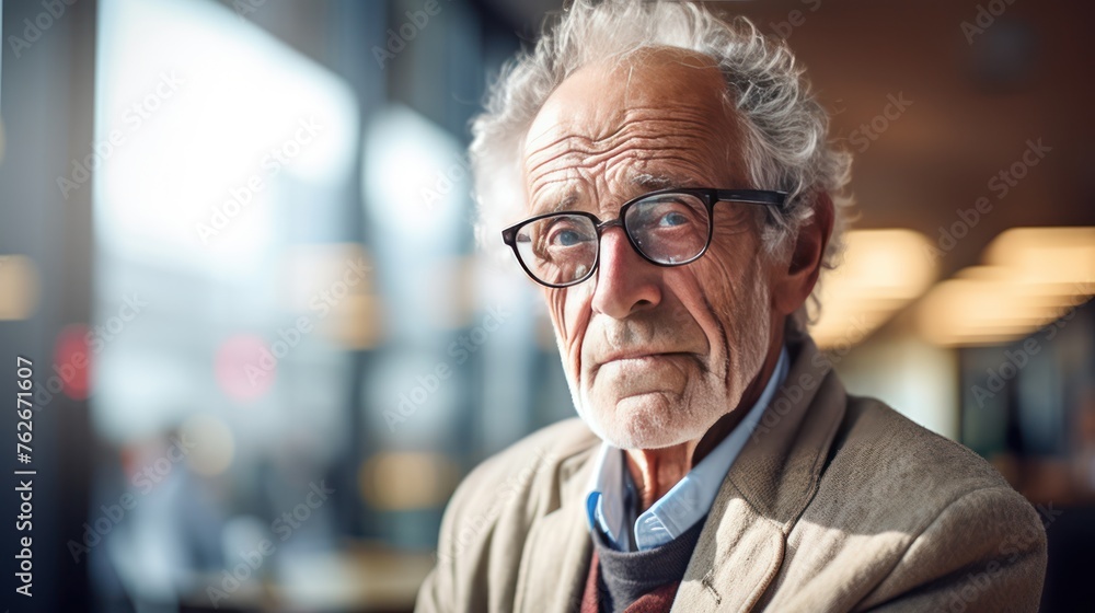 portrait of senior man portrait of senior man