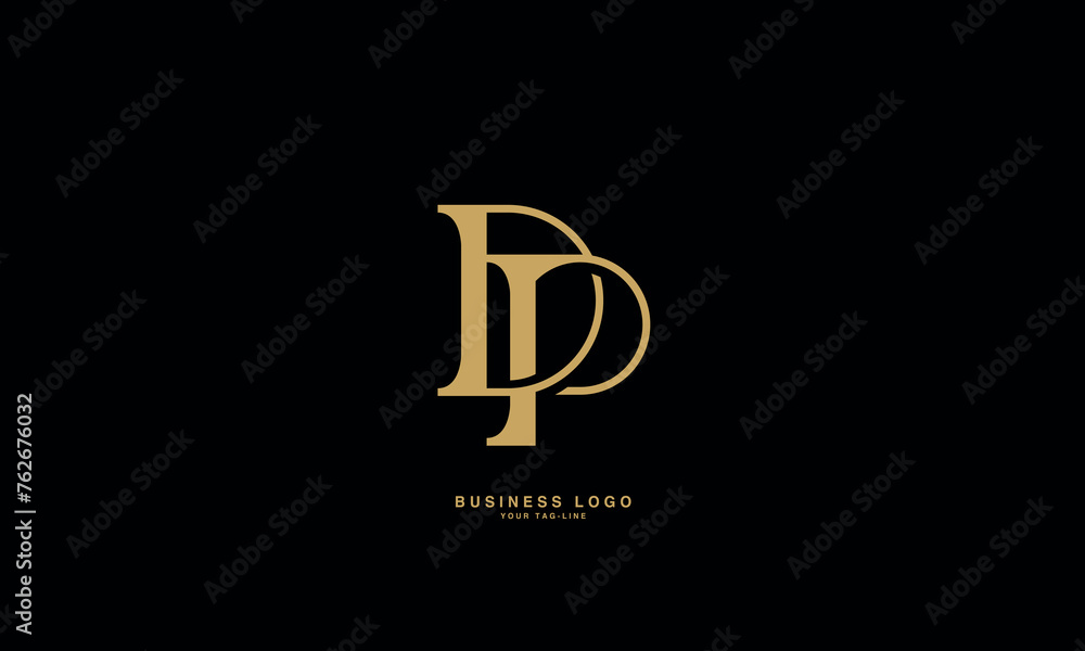 DP, PD, D, P, Abstract Letters Logo monogram DP, PD, D, P, Abstract Letters Logo monogram