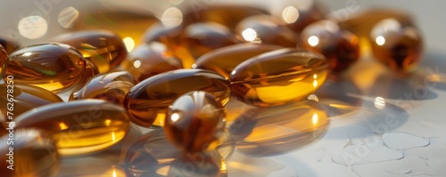 Omega 3 capsules. © Yahor Shylau 