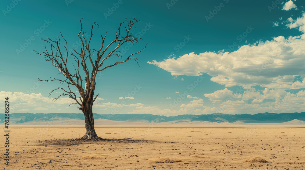 Visual Depiction of Desertification., news, illustration, image, article, newspaper