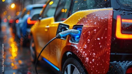 An electric vehicle dealership offers monthly workshops detailing the tax credits available to electric vehicle buyers, promoting cleaner transportation options photo