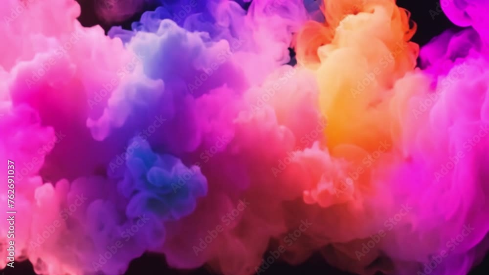 colorful smoke on black background colorful smoke on black background