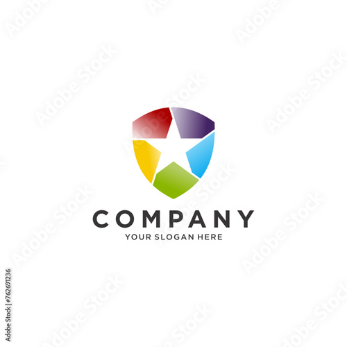 Free Download star logo and icon vector illustration design template - GFXLoad
