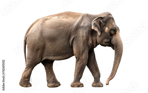 Asian elephant  on transparent background  png 