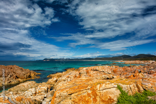 Coastal scenery in Tasmania, Australia