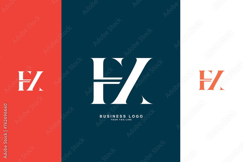 HX, XH, H, X, Abstract Letters Logo Monogram HX, XH, H, X, Abstract Letters Logo Monogram