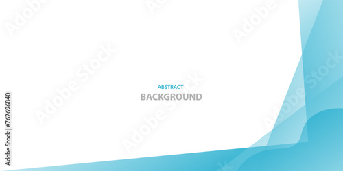 Blue frame style abstract background with white space for text and message. template design	